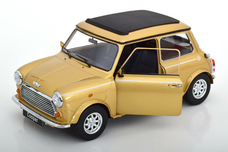 KK-Scale 1/12 ~jN[p[ T[tt LHD S[h^bN JKK-Scale 1:12 Mini Cooper with Sunroof LHD goldmetallic