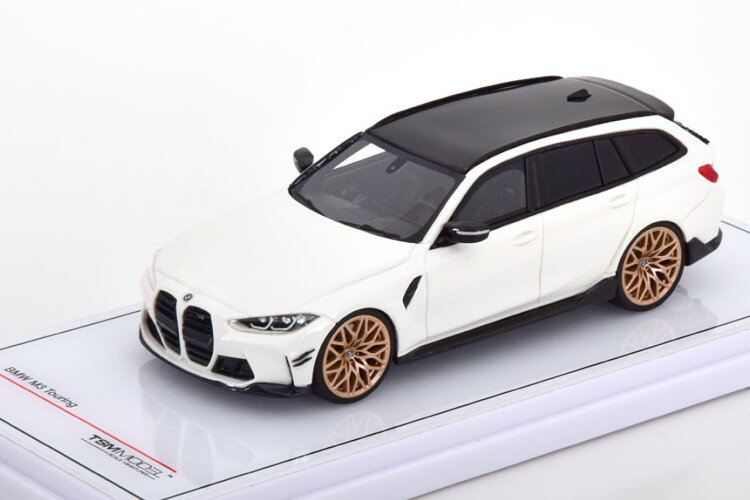 True Scale Miniatures 1/43 BMW M3 G82 ツーリング 2022 ホワイト/ブラックTrue Scale Miniatures 1:43 BMW M3 G82 Touring 2022 white black
