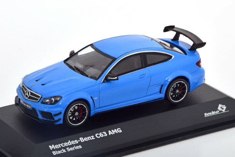 \h 1/43 ZfX C63 AMG ubNV[Y 2012 Cgu[Solido 1:43 Mercedes C63 AMG Black Series 2012 lightblue