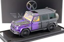 モーターヘリックス 1/18 メルセデスベンツ Gクラス G63 AMG マンソリー UAE マットブラック/パープル 99台限定MOTORHELIX 1:18 MERCEDES BENZ G-Class G63 AMG Mansory UAE matt black/ purple - Limited 99 pcs.