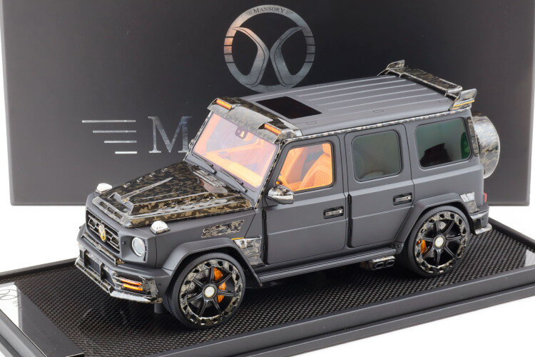 モーターヘリックス 1/18 メルセデスベンツ Gクラス G63 AMG マンソリー マットブラック 149台限定MOTORHELIX 1:18 MERCEDES BENZ G-Class G63 AMG Mansory matt black - Limited 149 pcs