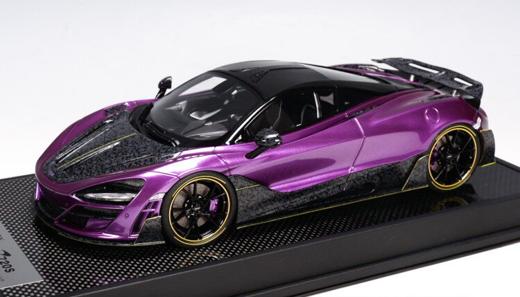 モーターヘリックス 1/18 マクラーレン 720S マンソリー 2019 パープルカーボン 99台限定MOTORHELIX 1:18 McLAREN - 720S MANSORY 2019..