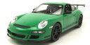 ウィリー 1/18 ポルシェ 911 (997) GT3 RS 2007 グリーン/ブラック 開閉WELLY 1:18 Porsche 911 (997) GT3 RS Year 2007 green / black(3)