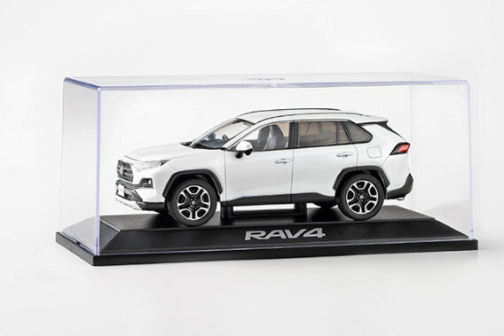 トヨタ特注 1/30 トヨタ RAV4ミニカー ＜070＞ ホワイトパールクリスタルシャイン1/30 TOYOTA RAV4 1