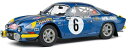 ソリド 1/18 アルピーヌ A110 1600S #6 ラリー モンテカルロ 1972 Andruet, Pagani 開閉Solido 1:18 Alpine A110 1600S #6 Rallye Monte Carlo 1972 Andruet, Pagani