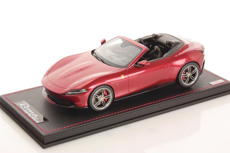 MR-MODELS 1/18 フェラーリ ローマ スパイダー オープン 2020 CON VETRINA ショーケース付き ロッソイモラ-レッド 49台限定 MR-MODELS 1:18 FERRARI ROMA SPIDER OPEN 2020 - CON VETRINA - WITH SHOWCASE ROSSO IMOLA-RED LIMITED 49 ITEMS