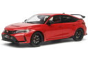 Paudi 1/18 ホンダ シビック タイプR FL5 2023 ダイキャストモデルカー レッド 開閉Paudi 1:18 Honda Civic Type-R FL5 2023 Detailed Diecast Model Car/ Collectible Red