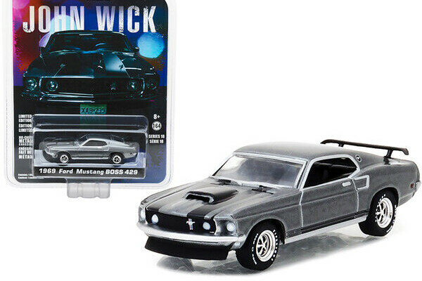 グリーンライト 1/64 フォード USA マスタング ボス 429 クーペ 1969 映画 「ジョン ウィック」Greenlight Collectibles 1:64 Ford USA - MUSTANG BOSS 429 COUPE 1969 - JOHN WICK MOVIE I