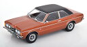 KK-SCALE 1/18 フォード タウヌス GXL サルーン ビニールルーフ付き 1971 ブラウンメタリック/マットブラックKK-Scale 1:18 Ford Taunus GXL Saloon with vinyl roof 1971 brownmetallic matt-black