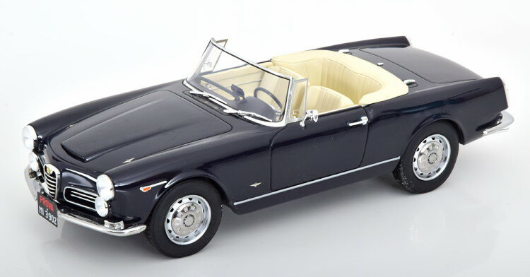 Cult Scale 1/18 եᥪ 2600 ѥ 1961 ֥롼Cult Scale 1:18 Alfa Romeo 2600 Spider 1961 darkblue