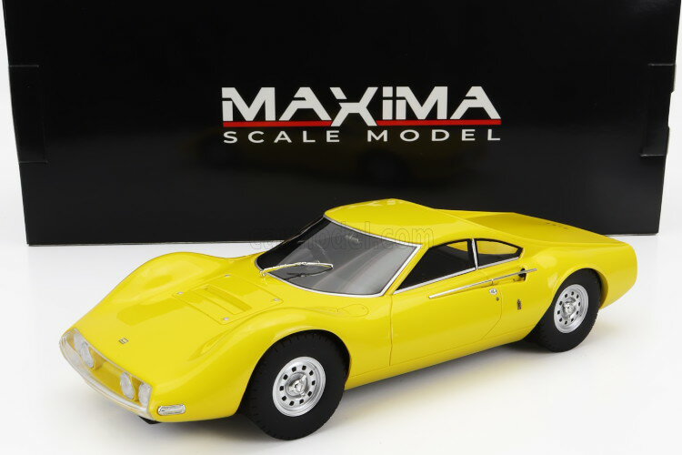 マキシマ 1/18 フェラーリ ディーノ 206 BERLINETTA SPECIALE PININFARINA 1965 イエローMAXIMA 1:18 FERRARI DINO 206 BERLINETTA SPECIALE PININFARINA 1965 YELLOW