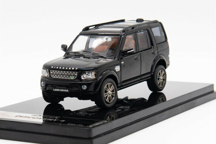 GCD 1/64 h[o[ fBXJo[ 4 ubN LHDGCD 1:64 Land Rover DISCOVERY 4 Black LHD