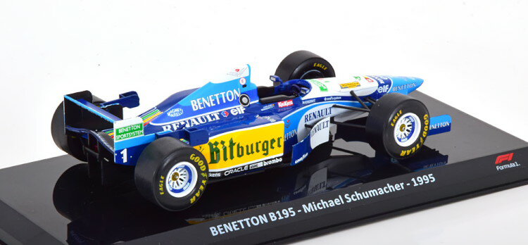 Premium Collectibles 1/24 ベネトン ルノー B195 ワールド チャンピオン 1995 Schumacher in blisterPremium Collectibles 1:24 Benetton Renault B195 World Champion 1995 Schumacher in blister