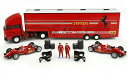 BRUMM 1/43 フィアット イヴェコ 190 トラックカートランスポーター モナコGP 1984 フェラーリ 126CK ターボ #27.28 100台限定BRUMM 1:43 FIAT IVECO 190 TRUCK CAR TRANSPORTER MONACO GP 1984 WITH 2X F1 FERRARI 126CK TURBO #27 MICHELE ALBORETO #28 RENE ARNOUX