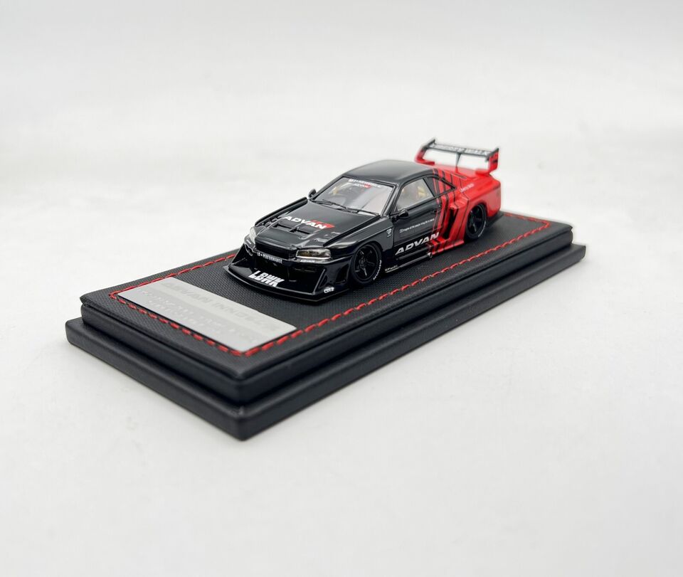 INNO64 1/64 Y XJCC LBWK ER34 X[p[VGbg AhoINNO64 1:64 Nissan Skyline LBWK ER34 Super Silhouette ADVAN