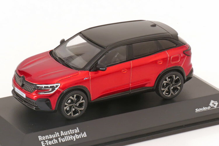 \h 1/43 m[ I[Xg E-Tech tnCubh bh^bN/ubNSolido 1:43 Renault Austral E-Tech Full Hybrid redmetallic black