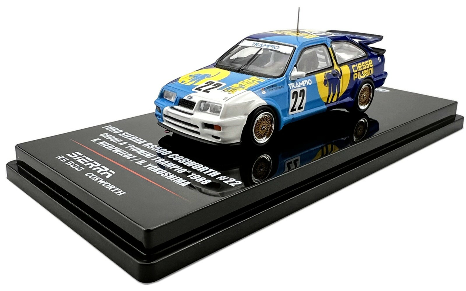 INNO64 1/64 フォード シエラ RS500 コスワース #22 Piumini Trampio 1998 JTC FUJI INTERINNO64 1:64 Ford Sierra RS500 Cosworth #22 Piumini Trampio 1998 JTC FUJI INTER
