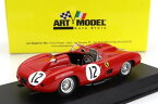 アートモデル 1/43 フェラーリ 315S スパイダー #12 セブリング12時間レース 1957 ALFONSO DE PORTAGO / LUIGI MUSSO レッドART-MODEL 1:43 FERRARI 315S SPIDER N 12 12h SEBRING 1957 ALFONSO DE PORTAGO / LUIGI MUSSO RED