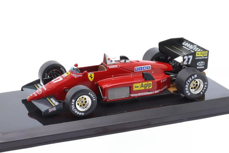 Premium Collectibles 1/24 tF[ 156/85 #27 D hCcGP tH[~1 1985 M. AlboretoPremium Collectibles 1:24 Ferrari 156/85 #27 Winner Germany GP Formula 1 1985 M. Alboreto