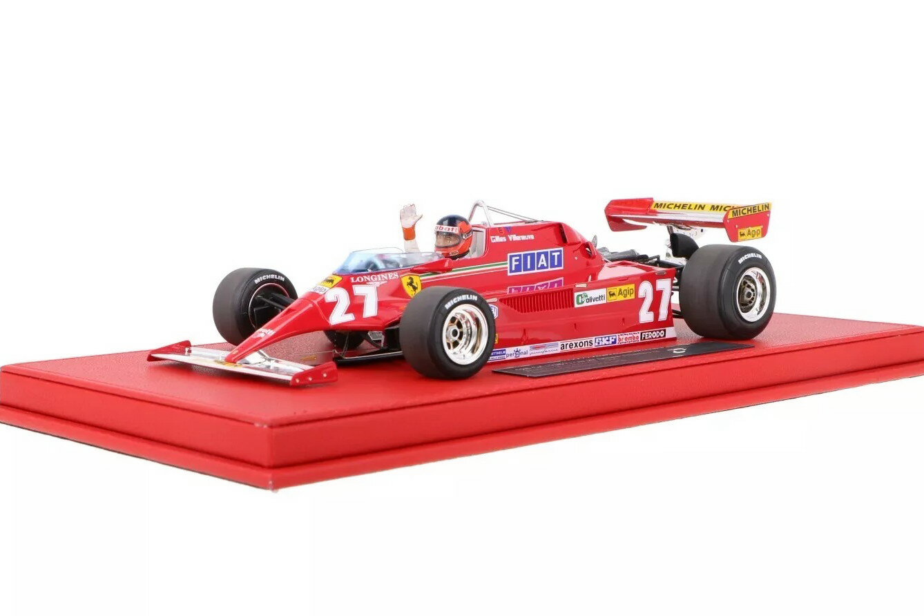 GP Replicas 1/18 ե顼 126CK #27 ͥ ʥGP եߥ1 1981 G. Villeneuve 250GP Replicas 1:18 Ferrari 126CK #27 Winner Monaco GP Formula 1 1981 G. Villeneuve Limited 250 pcs