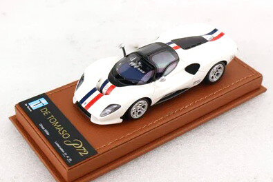 s[R 1/43 fEg}\ P72 2020 OXzCg 50PEAKO 1:43 DE TOMASO P72 2020 GLOSS WHITE LIMITED 50 ITEMS