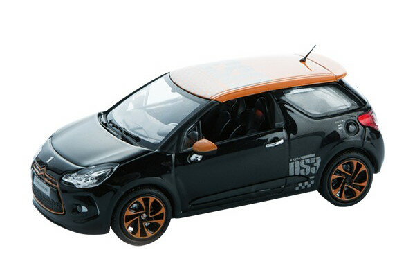 DS オートモービルズ 特注 1/43 DS オートモービルズ ミニチュア DS3 レーシング ルーフオレンジDS AUTOMOBILES 1:43 DS AUTOMOBILES MINIATURE DS3 Racing