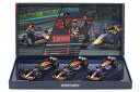 ミニチャンプス 1/43 3台セット レッドブル RB19 #1 マイアミ アメリカ ラスベガスGP優勝車 フォーミュラ1 ワールドチャンピオン マックス フェ...