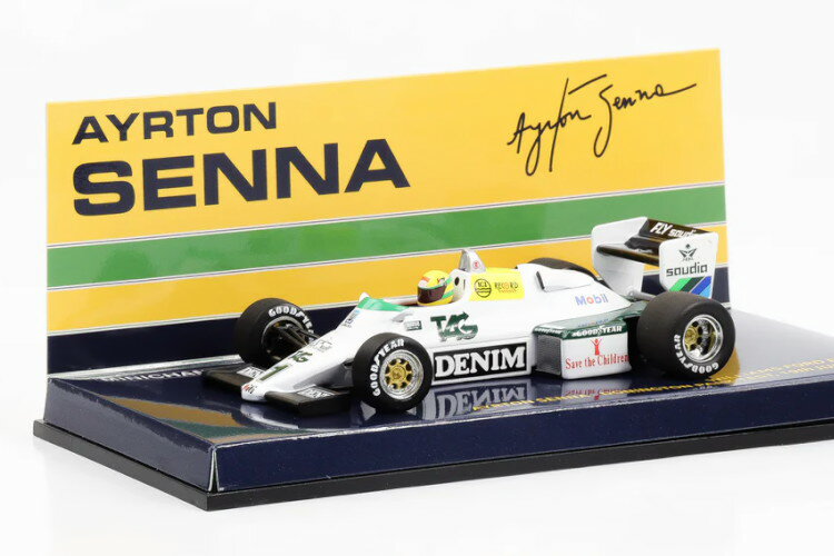 ミニチャンプス 1/43 ウィリアムズ フォード FW08C A.セナ #1 ドニントンパークテスト 1983年5月19日 フォーミュラ 1Minichamps 1:43 Williams Ford FW08C A.Senna #1 Donington Park Test July 19,1983 Formula 1