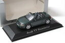 アウディ特注 ミニチャンプス 1/43 アウディ TT ロードスター 8N ダークグリーンMinichamps 1:43 Audi TT Roadster 8N dark green