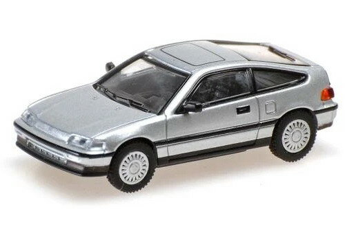 ミニチャンプス 1/87 ホンダ CR-X 1987 シルバーメタリック ブラック内装Minichamps 1:87 Honda CR-X b..