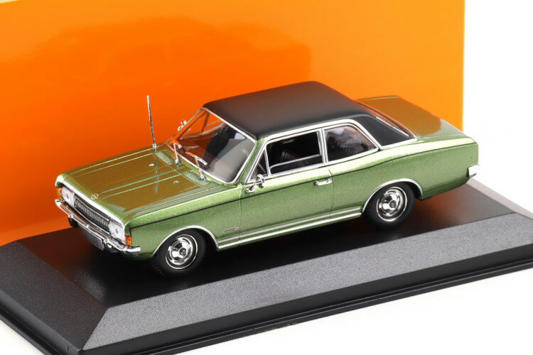 ミニチャンプス 1/43 マキシチャンプス オペル コモドール 1970 グリーンメタリック ブラックルーフMinichamps 1:43 Maxichamps Opel Commodore 1970 green metallic black roof
