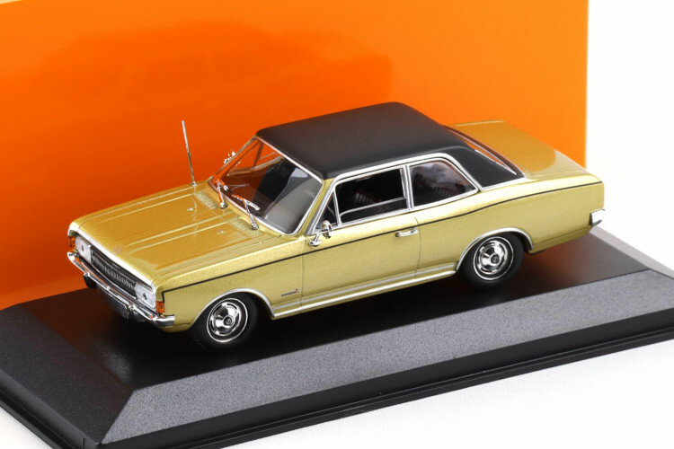 ミニチャンプス 1/43 マキシチャンプス オペル コモドール 1970 ゴールドメタリック ブラックルーフMinichamps 1:43 Maxichamps Opel Commodore 1970 gold metallic black roof