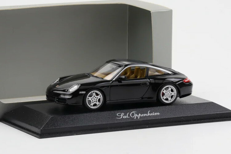 ミニチャンプス 1/43 ポルシェ 911 997 タルガ 4S 2007 ブラックMinichamps 1:43 Porsche 911 997 Targa 4S schwarz Sal Oppenheim