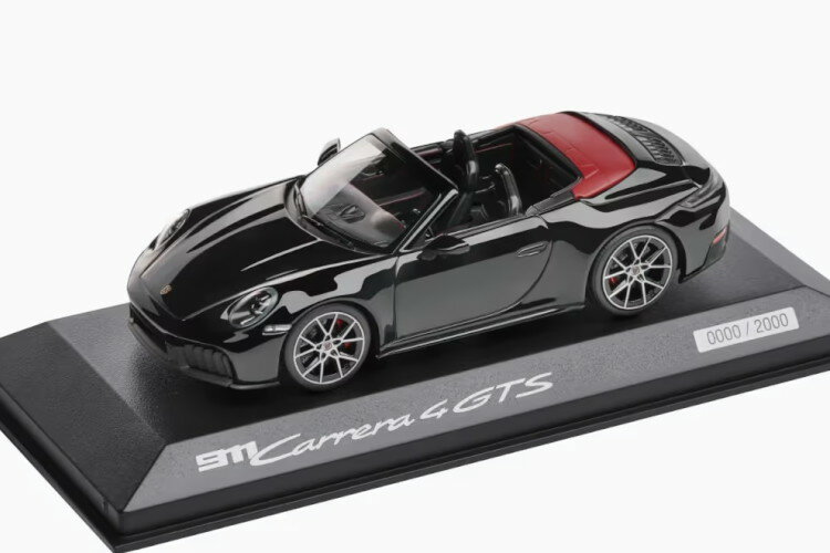ポルシェ特注 ミニチャンプス 1/43 ポルシェ 911 992.2 カレラ GTS カブリオレ 2024 ブラック 200台限定Minichamps 1:43 Porsche 911 992.2 Carrera GTS Convertible 2024 black Limited 200 pcs