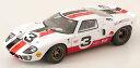 ソリド 1/18 フォード GT40 Mk.1 #3 2015 Dean 開閉Solido 1:18 Ford GT40 Mk.1 No3 2015 Dean(3)