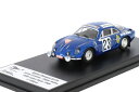 トロフュー 1/43 アルピーヌ ルノー A110 1300 #23 1000湖ラリー フィンランド 1969 Jorma Lusenius/Seppo Hal...