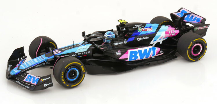 訳アリ 外箱なし ソリド 1/18 アルピーヌ A524 #10 モナコグランプリ 2024 ガスリーSolido 1:18 Alpine A524 #10 G...