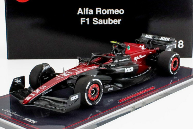 NZG 1/18 アルファロメオ F1 C43 チーム ステーク #24 オーストラリアGP 2023 周 冠宇 ショーケース付きNZG 1:18 ALFA ROMEO F1 C43 TEAM STAKE N24 AUSTRALIAN GP 2023 ZHOU GUANYU WITH SHOWCASE
