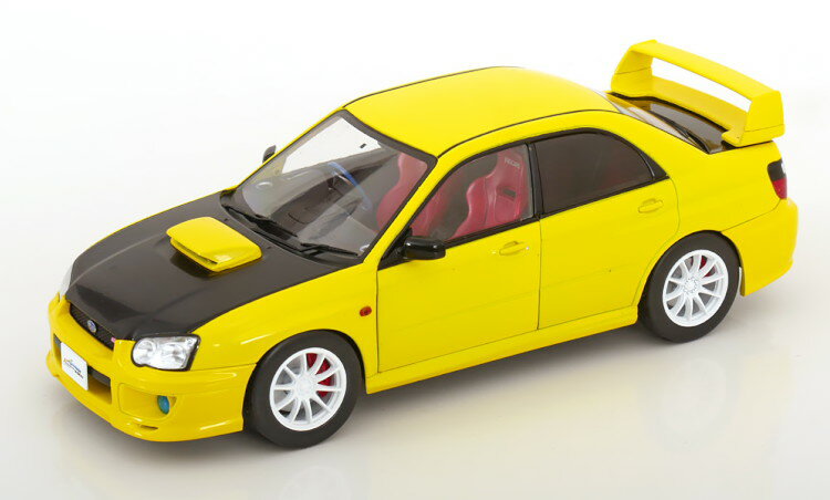 ソリド 1/18 スバル インプレッサ WRX STi ストリートファイターズ 2003 イエロー ブラック 開閉Solido 1:18 Subaru Impreza WRX STi Streetfighters 2003 yellow black