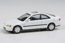 パラゴンモデル 1/64 ホンダ シビック クーペ EJ1 左ハンドル 1995 ホワイトPARAGON MODELS 1/64 HONDA CIVIC COUPE EJ1 LHD 1995 WHITE