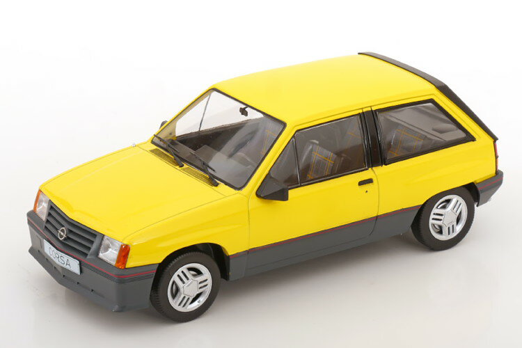 MCG 1/18 オペル コルサ A SR イエローMCG 1:18 Opel Corsa A SR yellow