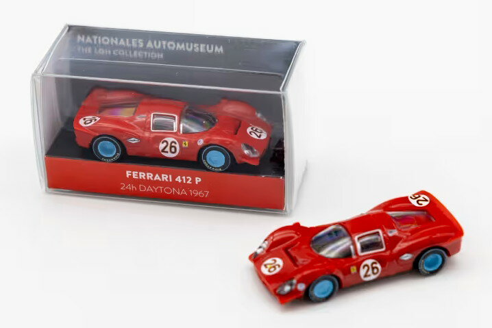 Wiking 1/87 フェラーリ 412P #26 3位 デイトナ24時間 1967 ペドロ ロドリゲス/ジャン ギシェWiking 1:87 Ferrari 412P N26 3rd 24h Daytona 1967 Pedro Rodriguez/Jean Guichet