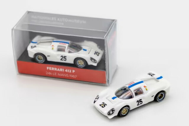 Wiking 1/87 フェラーリ 412P #25 ル・マン24時間 1967 ペドロ ロドリゲス/ジャンカルロ バゲッティWiking 1:87 Ferrari 412P N25 24h LeMans 1967 Pedro Rodriguez/Giancarlo Baghetti