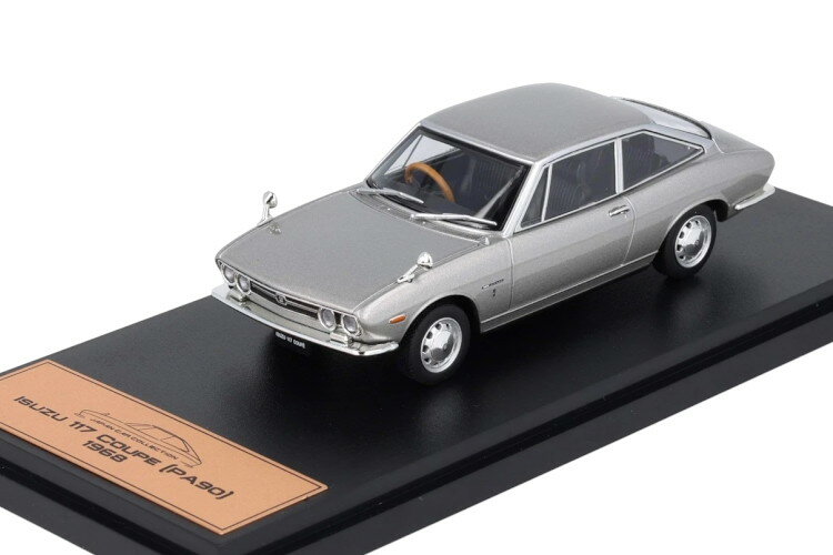 アシェットジャパン コレクション 1/43 いすゞ 117クーペ PA90 1968 グレーメタリックHachette Japan Collection 1:43 ISUZU 117 Coupe (PA90) 1968 GREY METALLIC