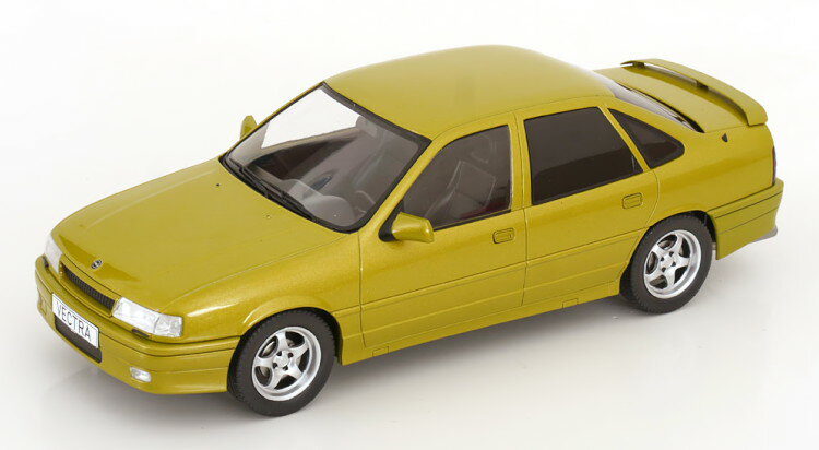 MCG 1/18 オペル ベクトラ A 2000 サルーン 1988 グリーン イエロー メタリックMCG 1:18 Opel Vectra A 2000 Saloon 1988 green yellow metallic
