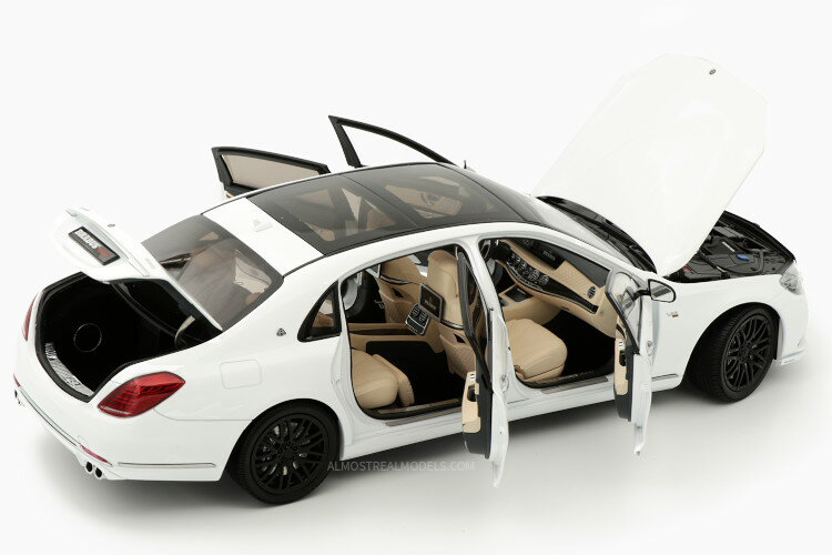 Almost Real 1/18 ブラバス 900 メルセデス・マイバッハ Sクラス ホワイト Brabus 900 Mercedes-Maybach S-Class White 3