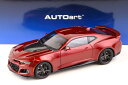オートアート 1/18 シボレー カマロ ZL1 クーペ 2017 ガーネットレッドティントコート 開閉AUTOart 1:18 Chevrolet Camar...