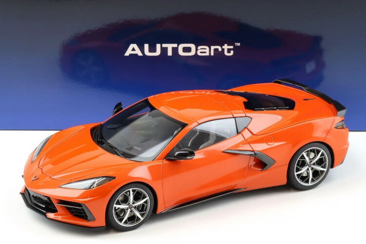 CHEVROLET - オートアート 1/18 シボレー コルベット スティングレイ 2020 セブリングオレンジ 開閉Autoart 1:18 Chevrolet CORVETTE Stingray 2020 Sebring Orange