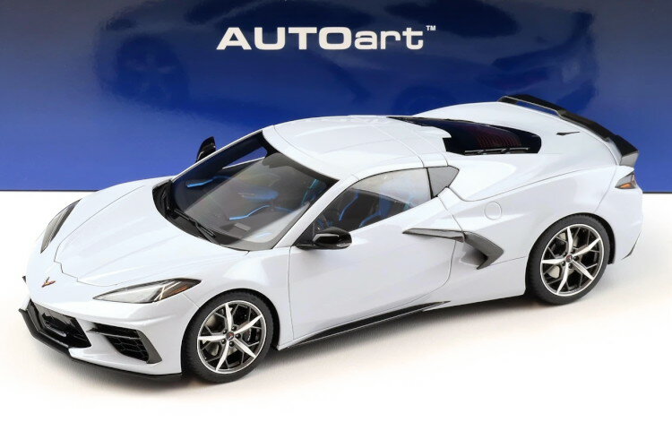 オートアート 1/18 シボレー コルベット スティングレイ 2020 グレーメタリック 開閉Autoart 1:18 Chevrolet CORVETTE Stingray 2020 Grey Metallic