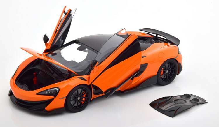 オートアート 1/18 マクラーレン 600LT 2019 オレンジ/ブラック 開閉AUTOart 1:18 McLaren 600LT 2019 orange black